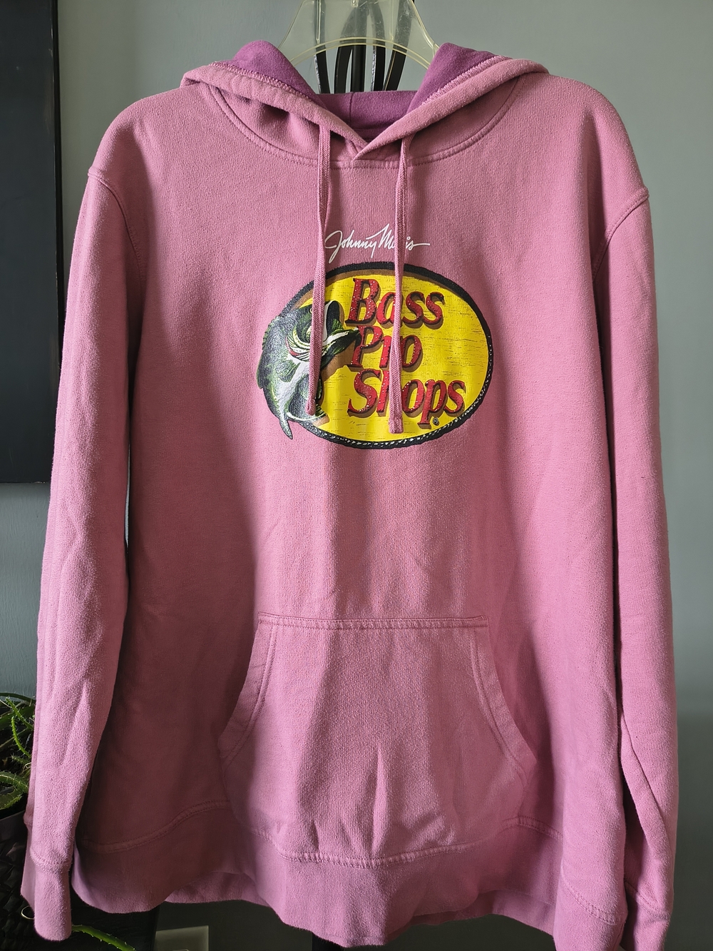 Bass Pro Shops Pink Johnny Morris Hoodie